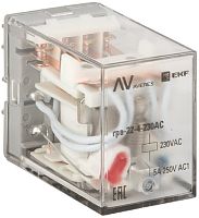 Реле промежуточное EKF Averes RPA22/4 5А 220В AC картинка